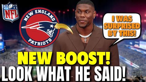 Just Happened Big Boost For The Team Fans React Patriots News Youtube