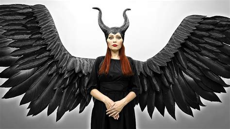 Cosplay Maleficent Costume With Moving Wings Youtube