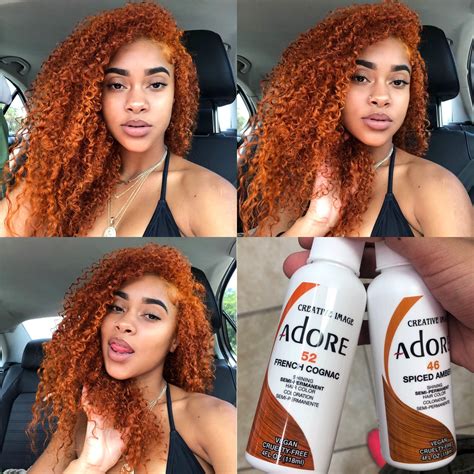 Pin By Ebbi On Hairstyles Ginger Hair Color Adore Hair Dye Dyed Natural Hair