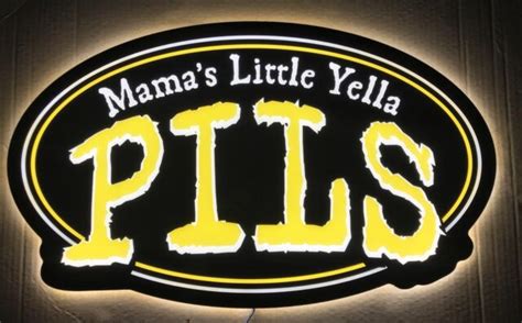 Oskar Blues Mamas Little Yella Pils Led Beer Sign 22x13” Brand New