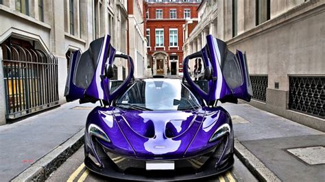 A Striking Purple Mclaren P1 Prototype With 4000 Miles Is Up For Sale