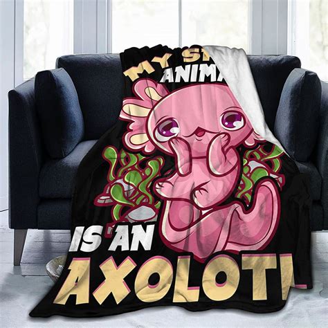 Axolotls Blanket My Spirit Animal Is An Axolotl Throw