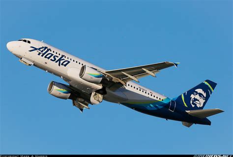 Airbus A320 214 Alaska Airlines Aviation Photo 5378065