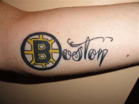 Love This City Love The Bruins Tattoo