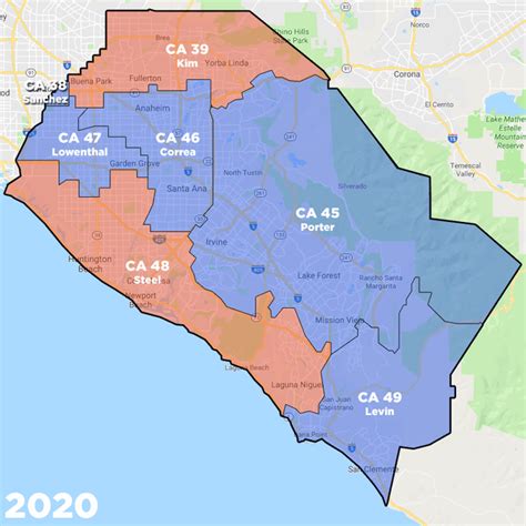 Your 2020 Orange County Map Of Congressional Districts Rorangecounty