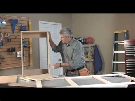 Slide out trays are totally concealed. Kreg Jig® Wall Cabinet - Part 1 - YouTube