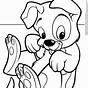 Printable Coloring Pages Puppy