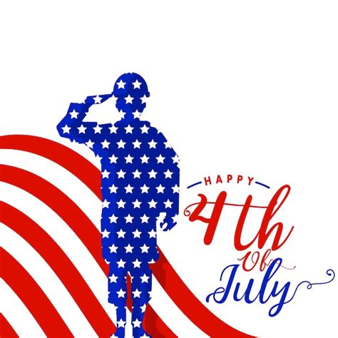Premium Vector Happy 4th Of July Independence Day Usa American