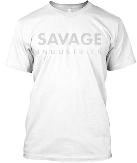 savage industries hanes tagless tee t shirt ebay