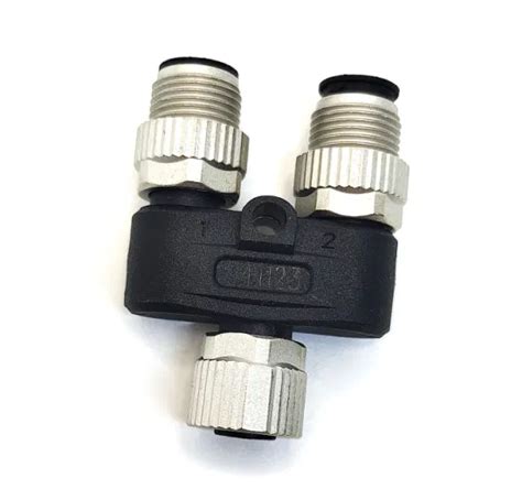 M12 Female To Male Y Plug Y Type Splitter Adapter Connector China M12