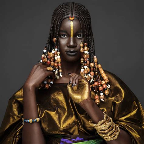 Divine Beauties — Khoudia Diop By Joey Rosado For Nyenyo Campaign