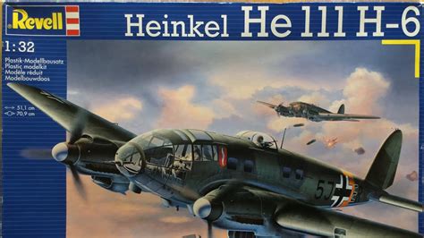 Revell 132 Heinkel He 111 Scale Model Big Build Part 1 Youtube