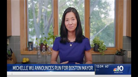 Michelle Wu Announces Run For Mayor Of Boston Youtube