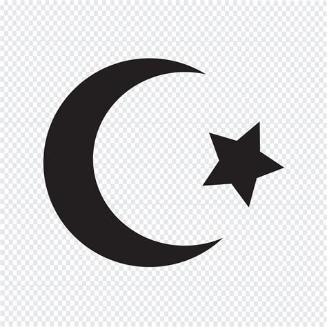 Symbol Of Islam Star Crescent Icon 638785 Vector Art At Vecteezy