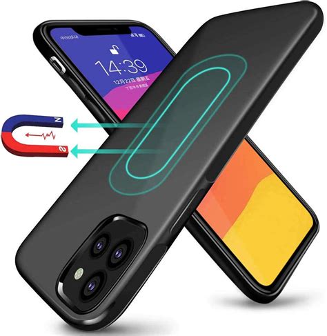 Black Magnetic Case For Iphone 11 Pro Max Ultra Thin Magnetic