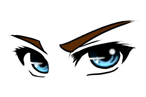 Angry Anime Eyes Clipart Best