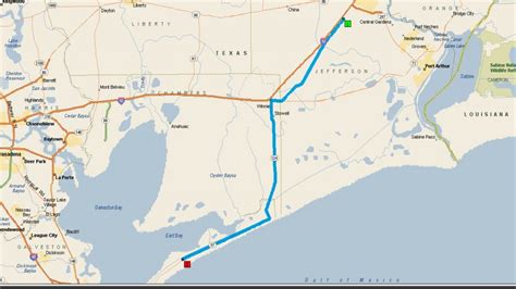 Crystal Beach Texas Map Printable Maps