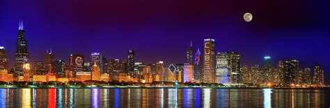 Chicago Skyline With Cubs World Series Photograph By Panoramic Images