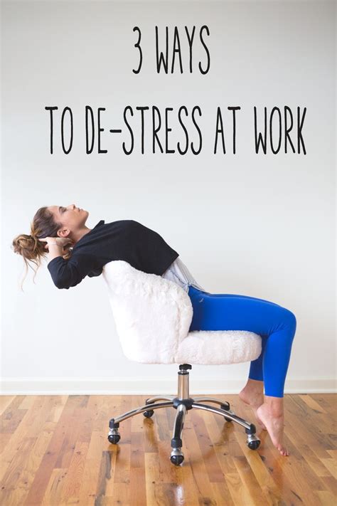 Ways To De Stress At Work Read Later And Stress