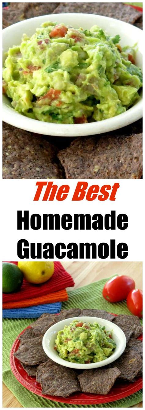 Gluten free, low calorie, low lactose, vegetarian. Simple Guacamole Dip Recipe - An Easy Tutorial - The ...