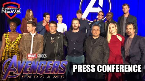 Marvel Studios Avengers Endgame Full Press Conference Youtube