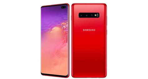 Samsung Galaxy S10 G975 128 Gb 6 Gb Cardinal Red Solotodo