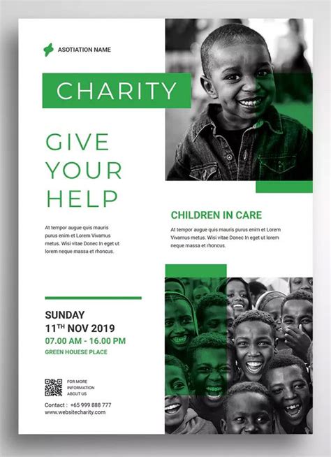 Charity Flyer Promo Template Psd Flyer Design Inspiration Charity