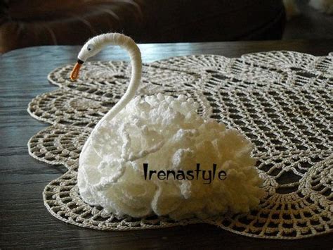 Beautiful Handmade Crochet Swan By Irenastyle On Etsy Handmade