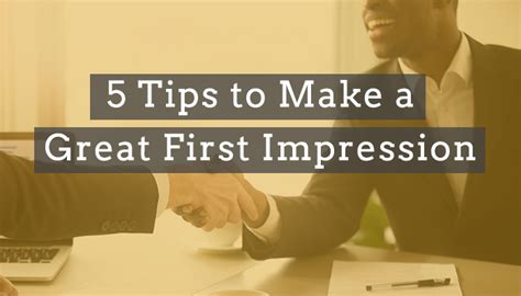 5 Ways To Make A Great First Impression Farm Bureau