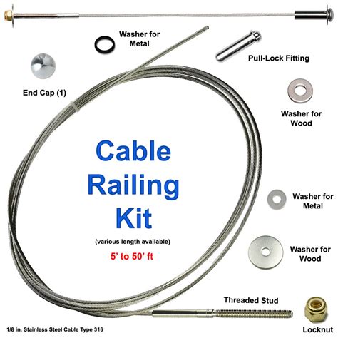 Stainless Steel Cable Railing Kit Affordable Stair Parts Affordable