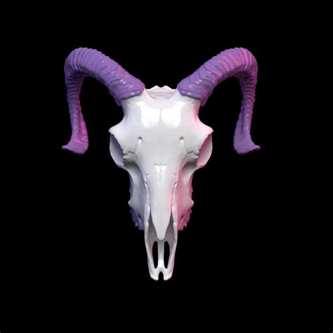 Goat Skull 3d Model 3d Printable Cgtrader