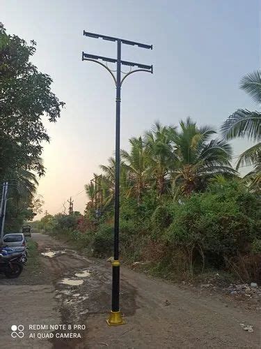 6 M Mild Steel Flood Light Pole For Street At Rs 32000piece In Mumbai