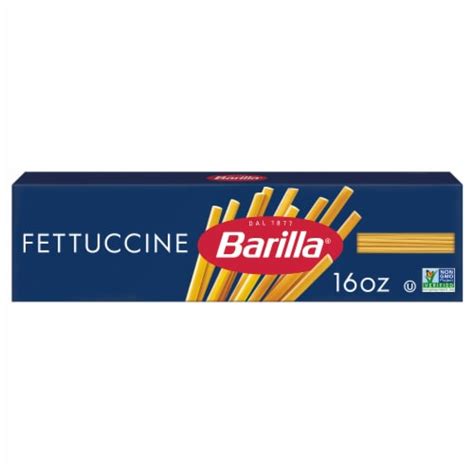 Barilla Blue Box Fettuccine Non Gmo Certified And Kosher Pasta 16 Oz