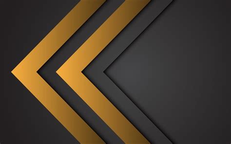 Download Wallpapers Black Gold Background Golden Lines Background