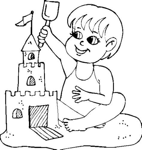 Colouring pages of various aspects of water safety, at home, beach, river, pool and boat. Free Coloring Pages