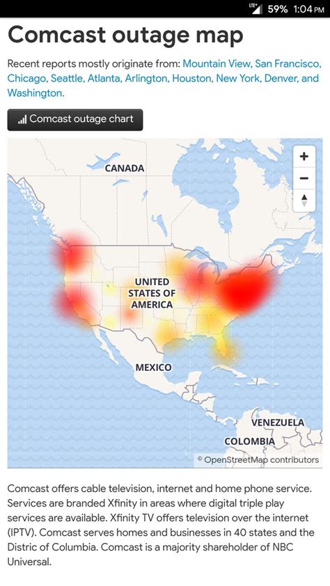 Et, with users reporting they were receiving error messages including error 503 service unavailable and connection failure when attempting to visit various. Comcast Internet Outage Map Houston