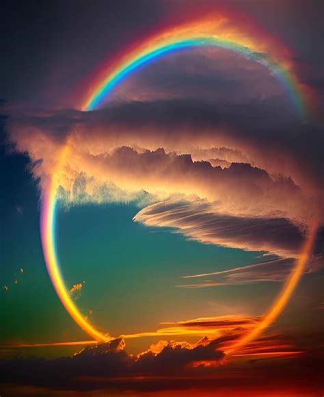 Rainbow At 30000 Feet Pilots Photo Captures Rare And Breathtaking Sight