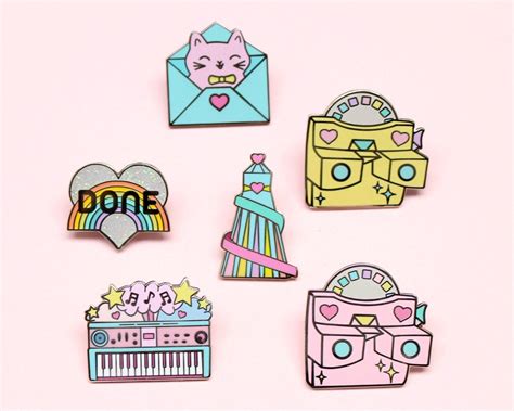 Any 3 Pins Cute Enamel Pin Set Pin Set Pin T Pin