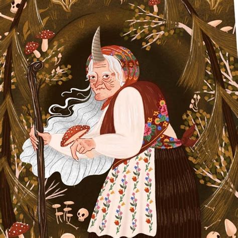 Baba Yaga Slavic Mythology Slavic Folk Art Slavic Etsy