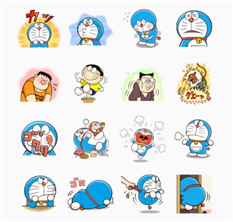 Doraemon Doraemon Free Printable Stickers Manga Anime