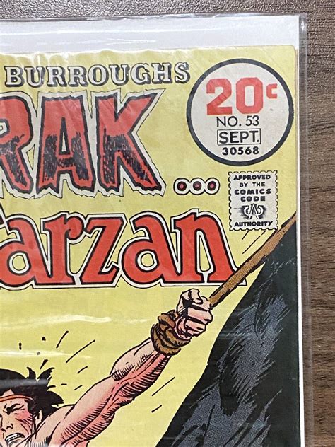 1973 dc comic book korak son of tarzan 53 featuring carson of venus joe kubert ebay