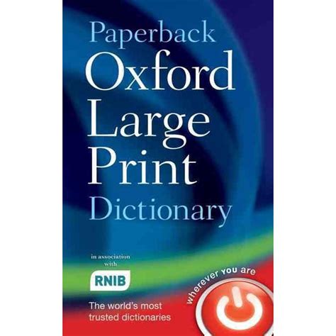 Paperback Oxford Large Print Dictionary Edition 2 Paperback