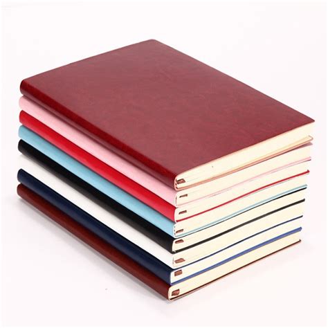 1pcs Soft Cover Pu Leather Notebook Writing Journal 100 Page Diary Book