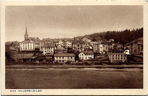 Villers Le Lac Les Rives Du Doubs Carte Postale Ancienne Et Vue D