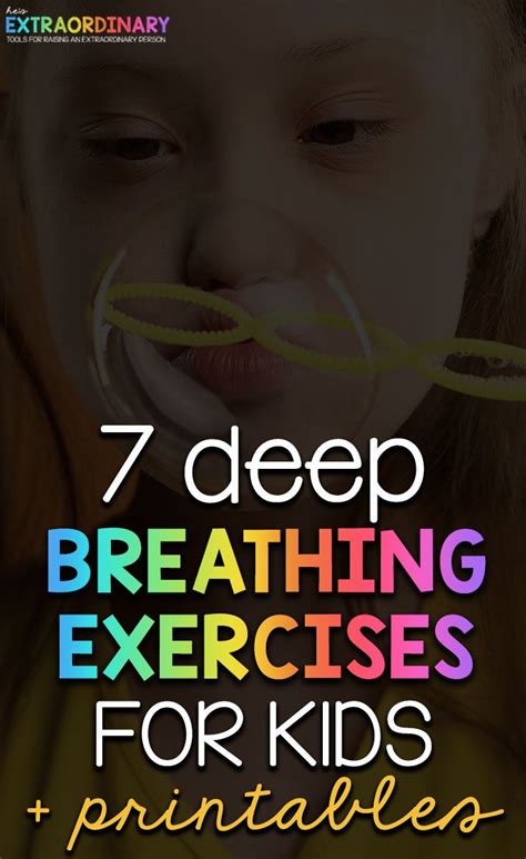 Deep Breathing Exercises For Self Regulation Social Emotional