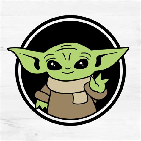 Baby Yoda Svg Vector Cut File Star Wars Svg Clipart Svg Etsy Images