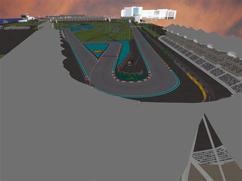 3d Model Abu Dhabi Yas Marina Track Circuit F1 Cgtrader
