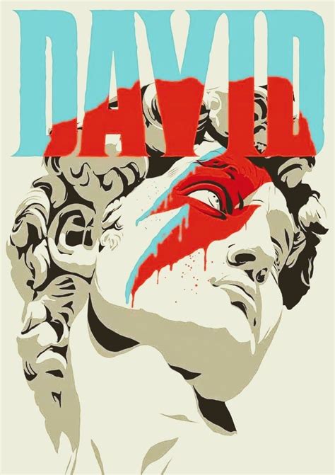Statue Of David David Bowie Rock Posters Band Posters Music Posters Pop Art Posters Poster