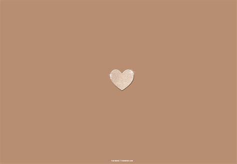 25 Brown Aesthetic Wallpaper For Laptop Glitter Love Heart 1 Fab