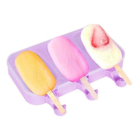 Moldes De Silicona Para Paletas De Helado Con Tapa Moldes Para